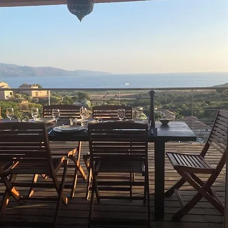 Villa Modern 5 Double Bedrooms, New Ac, Private Pool And Stunning View 800 M From Sagone (Corsica)