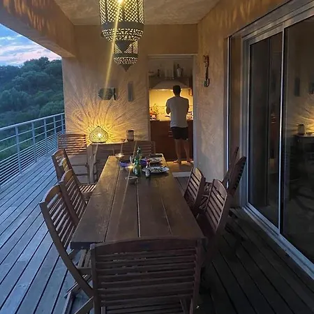 别墅 Modern 5 Double Bedrooms, New Ac, Private Pool And Stunning View 800 M From 萨戈内