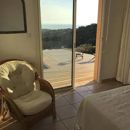Modern 5 Double Bedrooms, New Ac, Private Pool And Stunning View 800 M From Βίλα Sagone (Corsica)