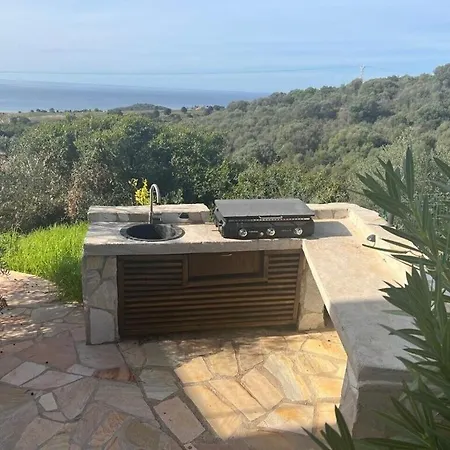 Vila Modern 5 Double Bedrooms, New Ac, Private Pool And Stunning View 800 M From Sagone (Corsica)